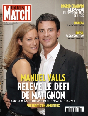 Couverture magazine Paris Match